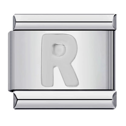 Silver Color 26 English Letters 125