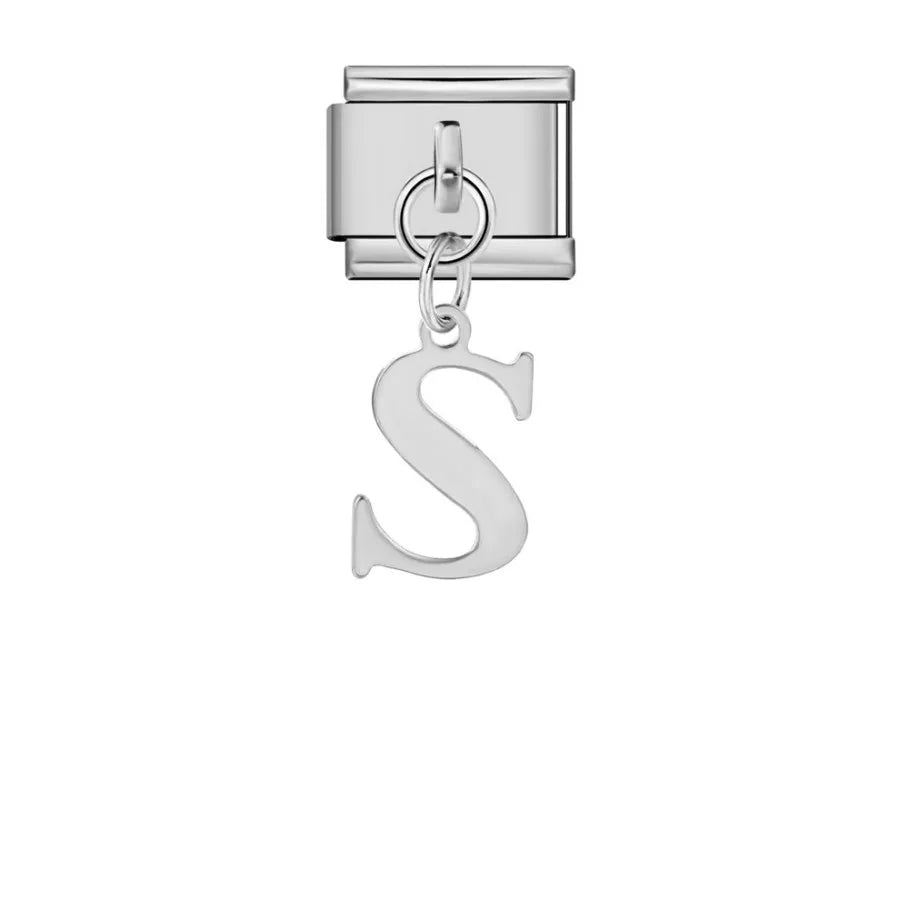 Silver Color Pendant 26 English Letter 521