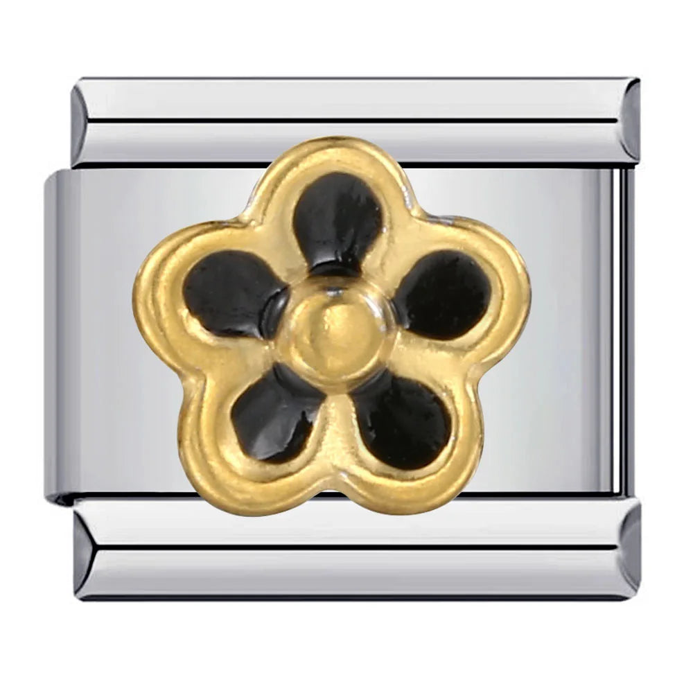 Black Italian Charm Links 318