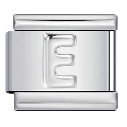Silver Color 26 English Letters 134
