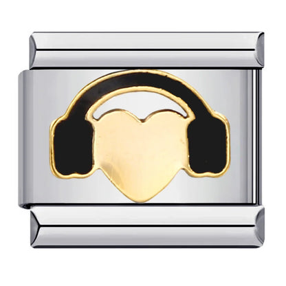 Heart Italian Charm Link 331