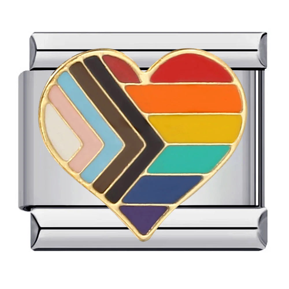 Heart Italian Charm Link 331