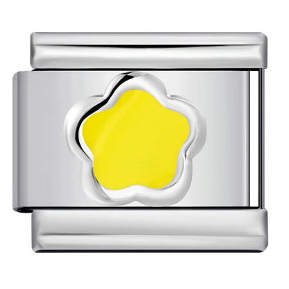 Flower Italian Charm Link 480