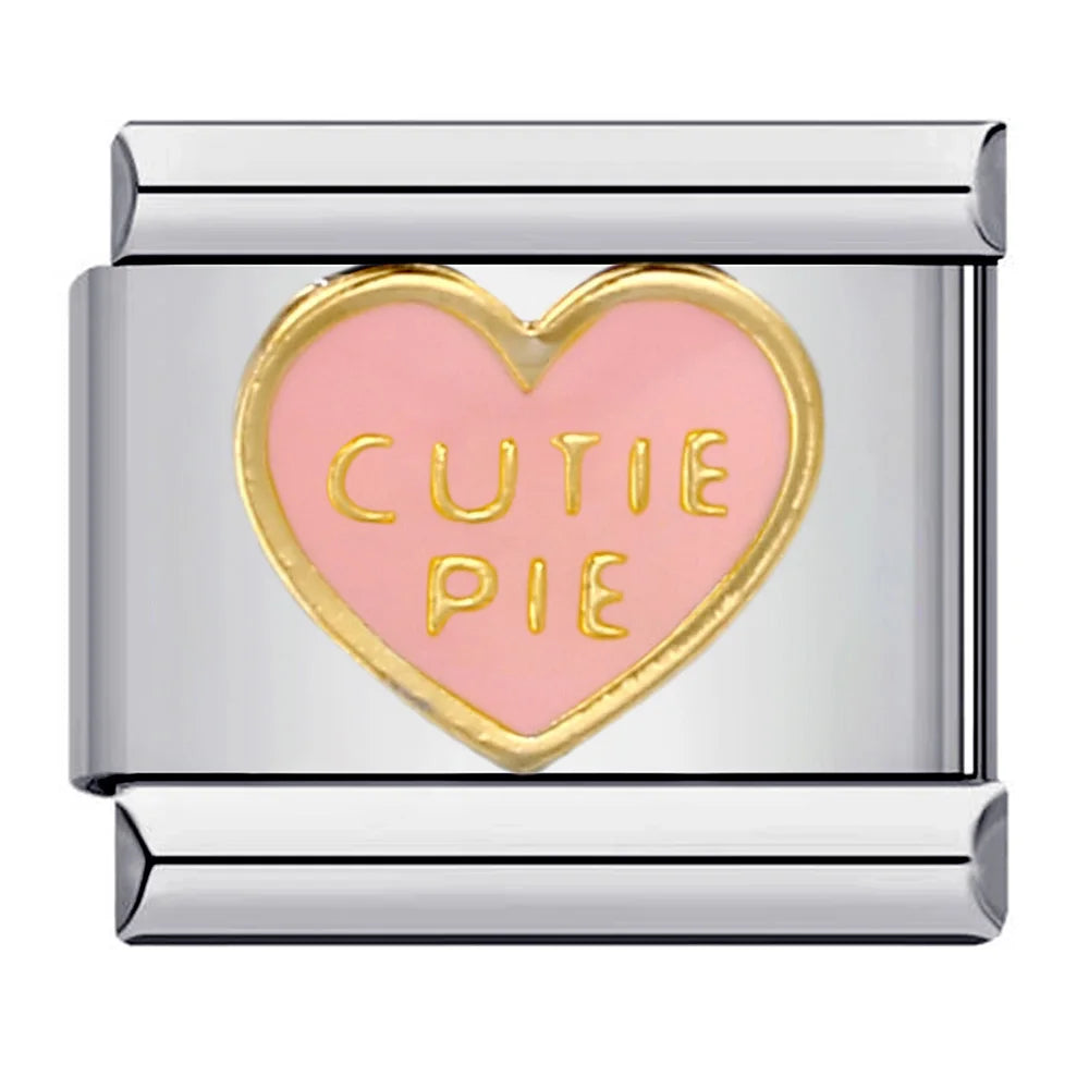 Heart Italian Charm Links 159