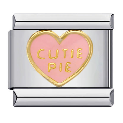 Heart Italian Charm Links 159