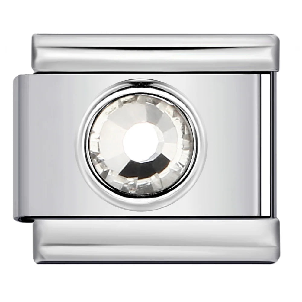 Colorful Zirconia Italian Charm 506