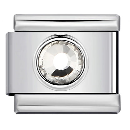 Colorful Zirconia Italian Charm 506