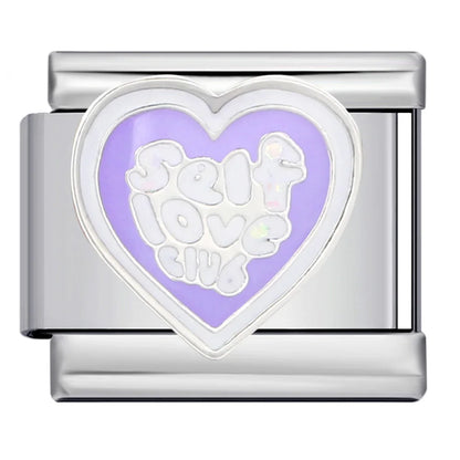 Purple Italian Charm Link 170