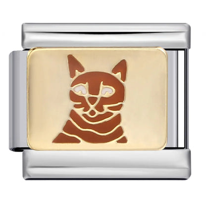 Cats Italian Charm Link 193