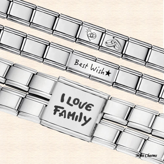 Customized Laser Italian Charm 508