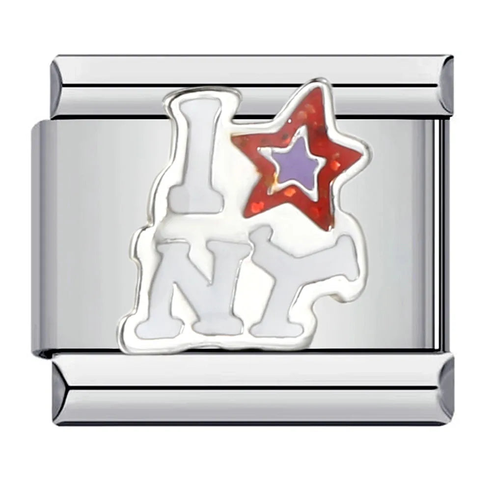 USA Italian Charm Links 136