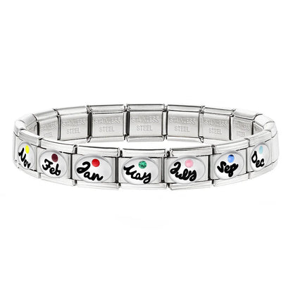 12 Month Italian Charm Link 472