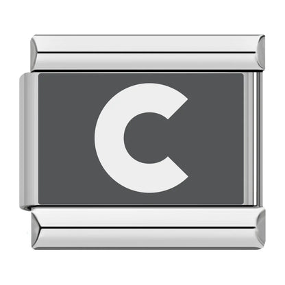 Laser 26 English Letters Charm 028