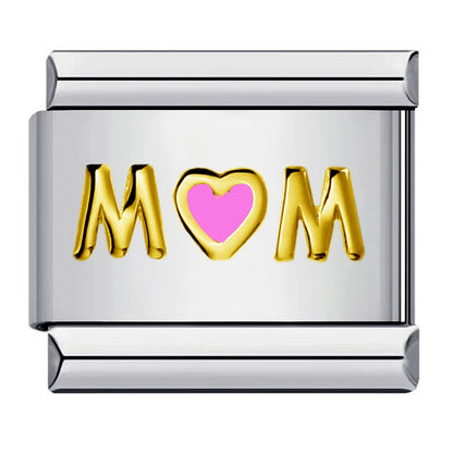 Mom Italian Charm Link 450