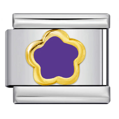 Flower Italian Charm Link 480