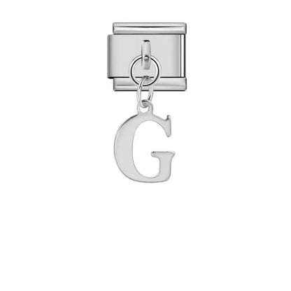 Silver Color Pendant 26 English Letter 521
