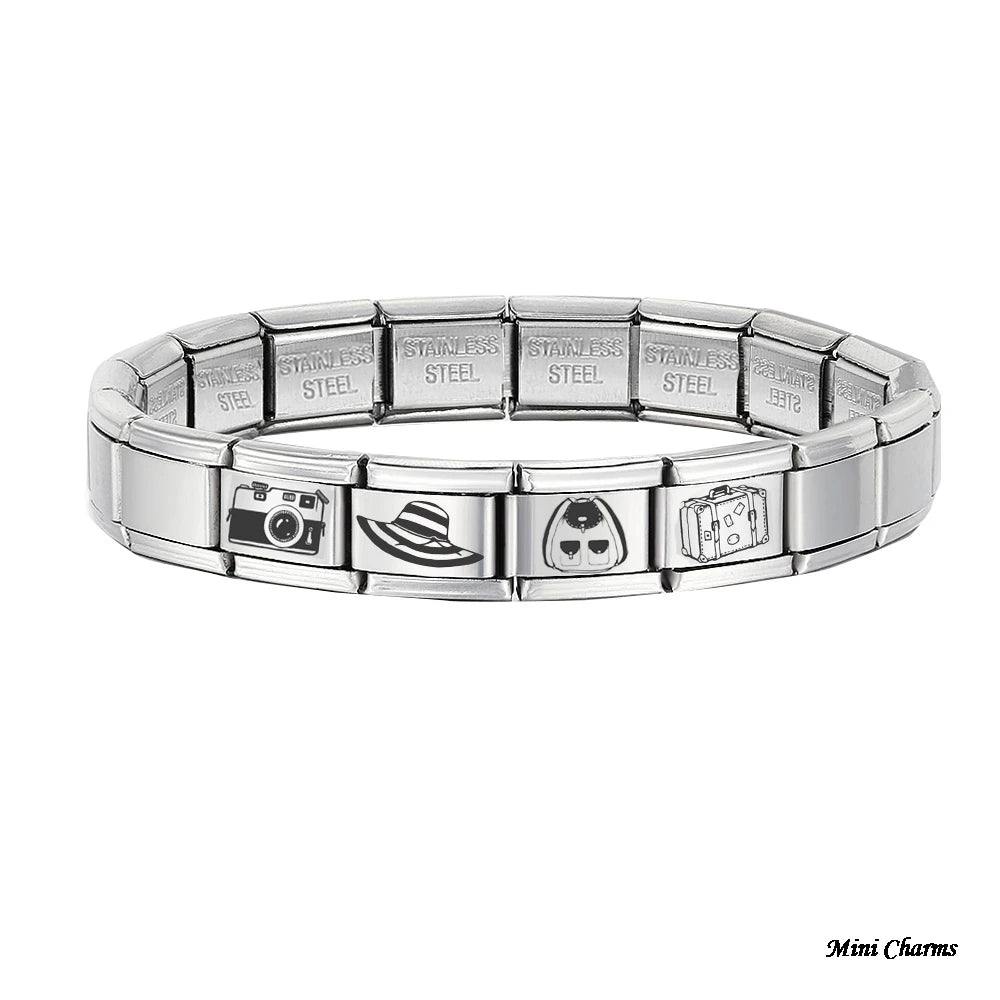 Customized Laser Italian Charm 508