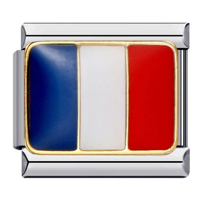 National Flag Italian Charm Links 068