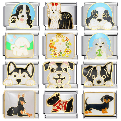 Dog Italian Charm Link 303
