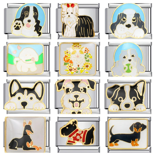 Dog Italian Charm Link 303