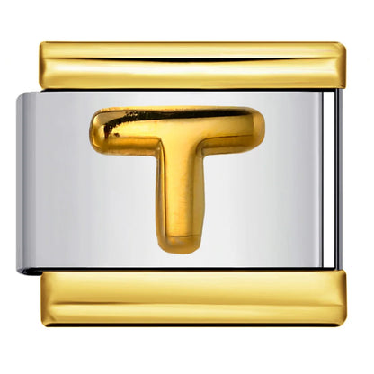 Gold Color 26 English Letters 340
