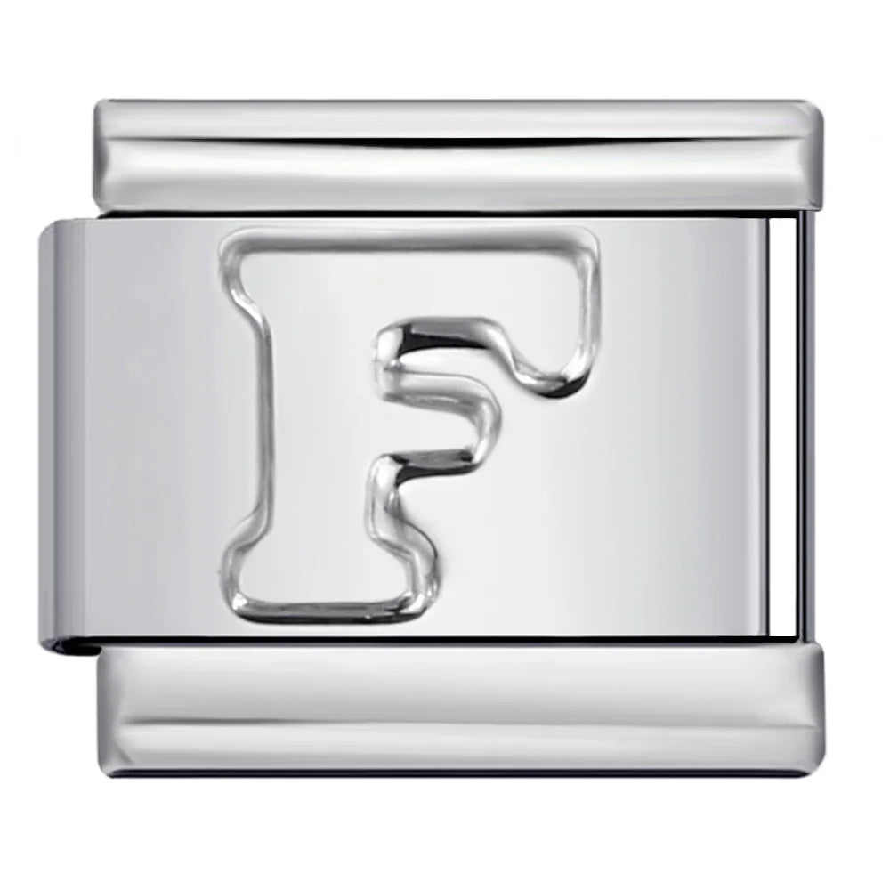 Silver Color 26 English Letter 533
