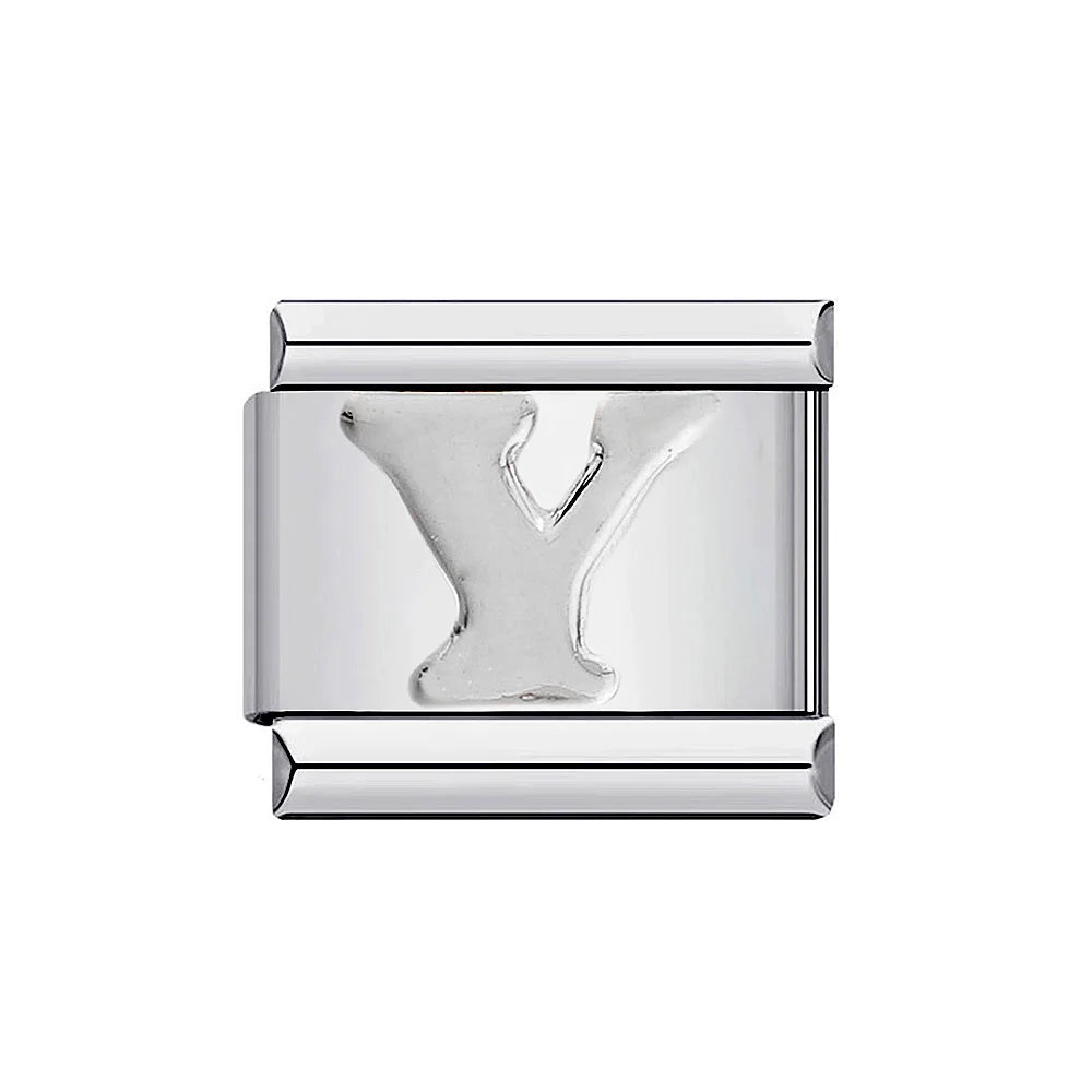 Silver Color 26 English Letter 071