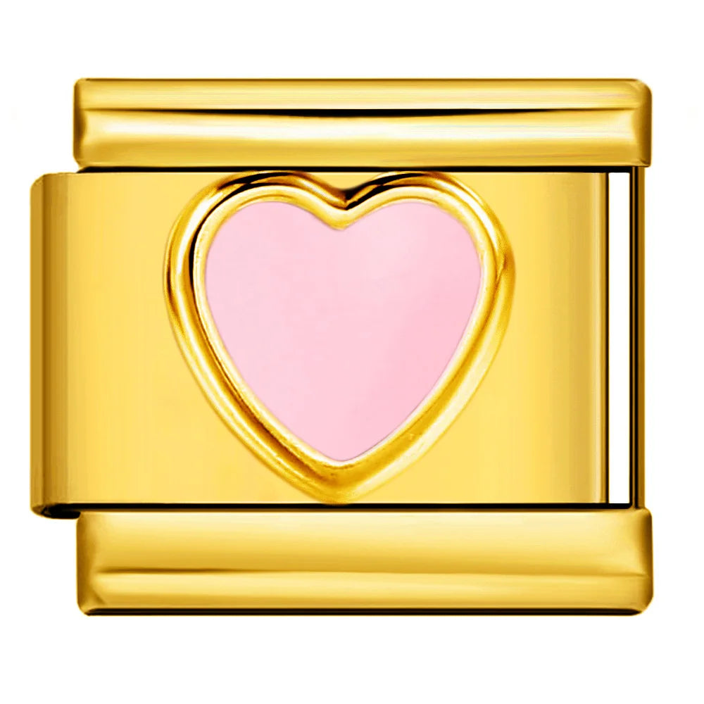Gold Color Italian Charm Link 477
