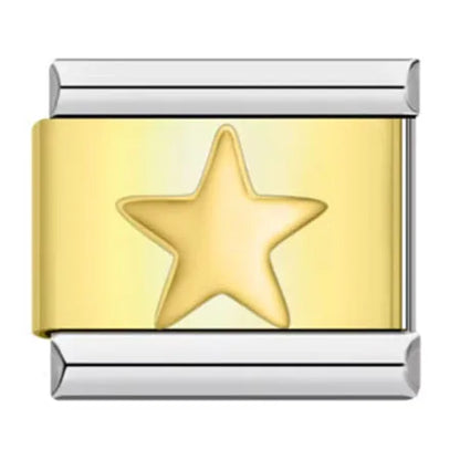 Star Italian Charm Link 312