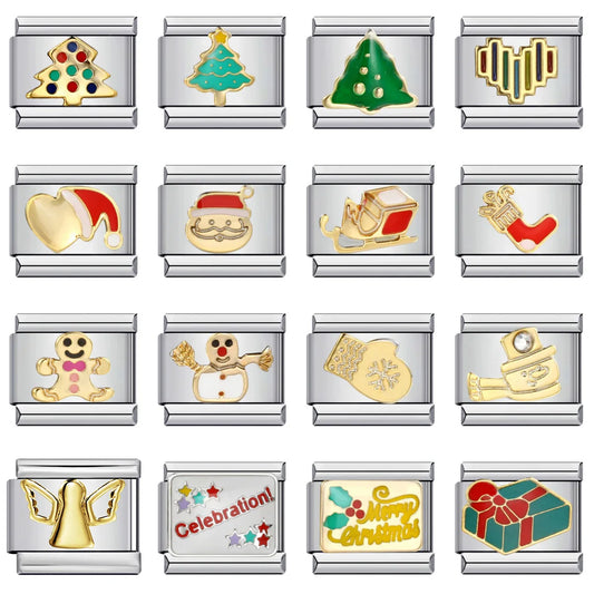Christmas Italian Charm Links 140