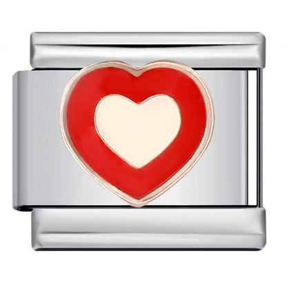 Heart Italian Charm Links 171