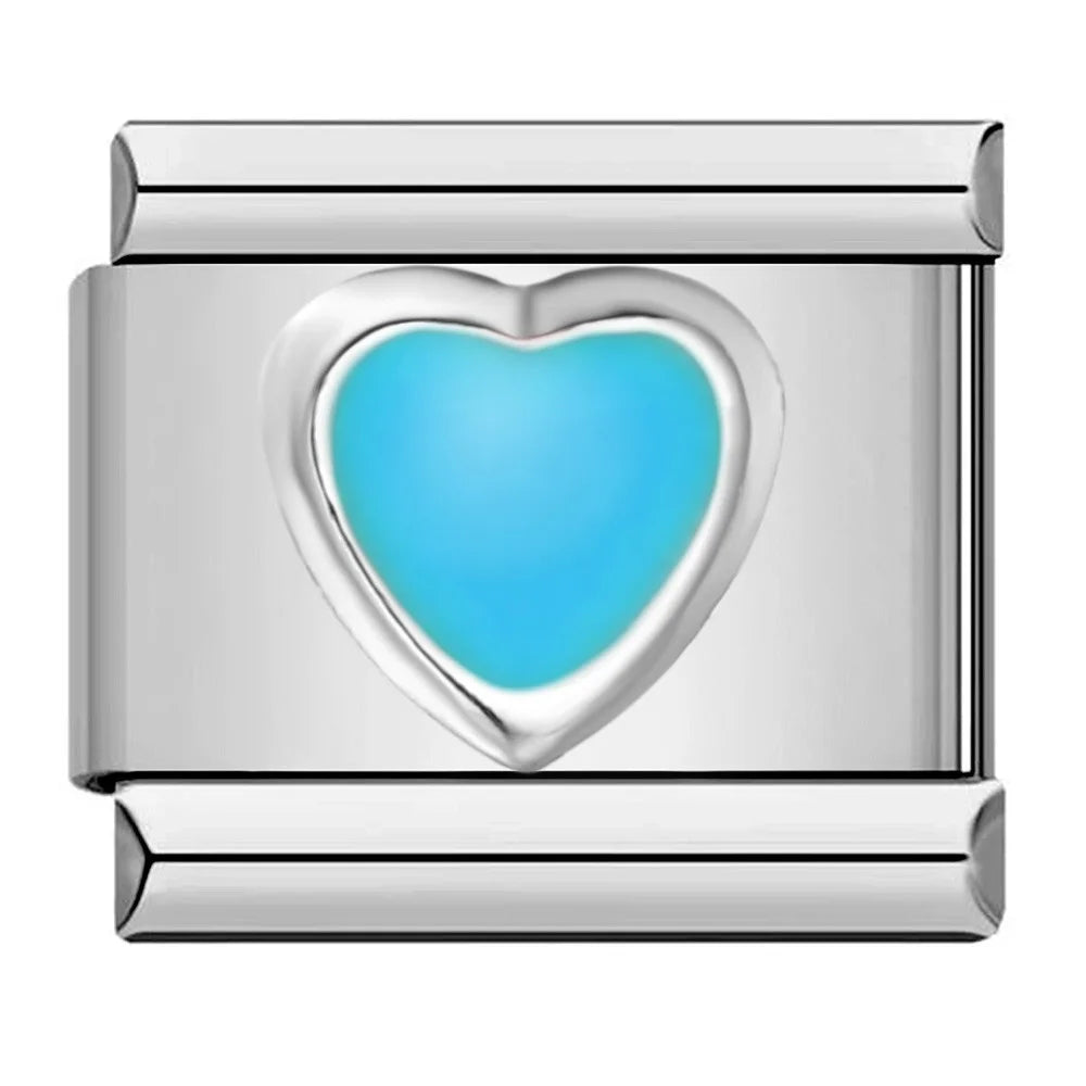 Blue Italian Charm Link 305
