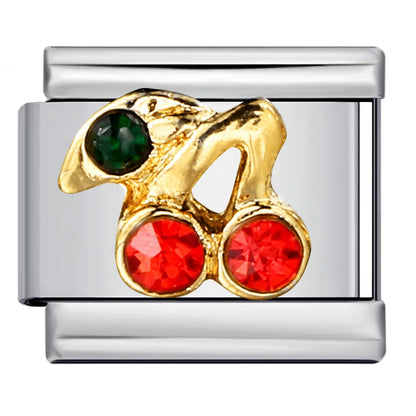 Cherry Italian Charm Link 324