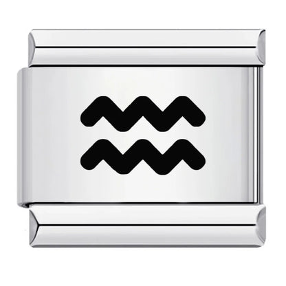 Laser Italian Charms Links 369