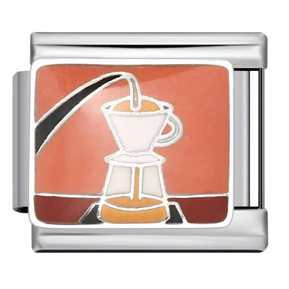 Coffee Italian Charm Links 122