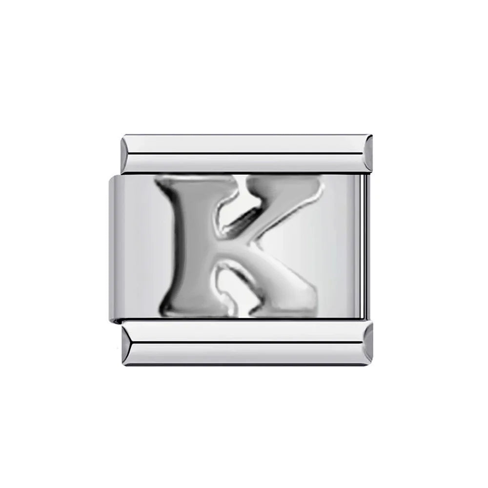 Silver Color 26 English Letter 071