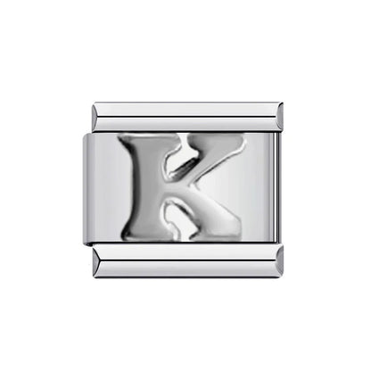 Silver Color 26 English Letter 071