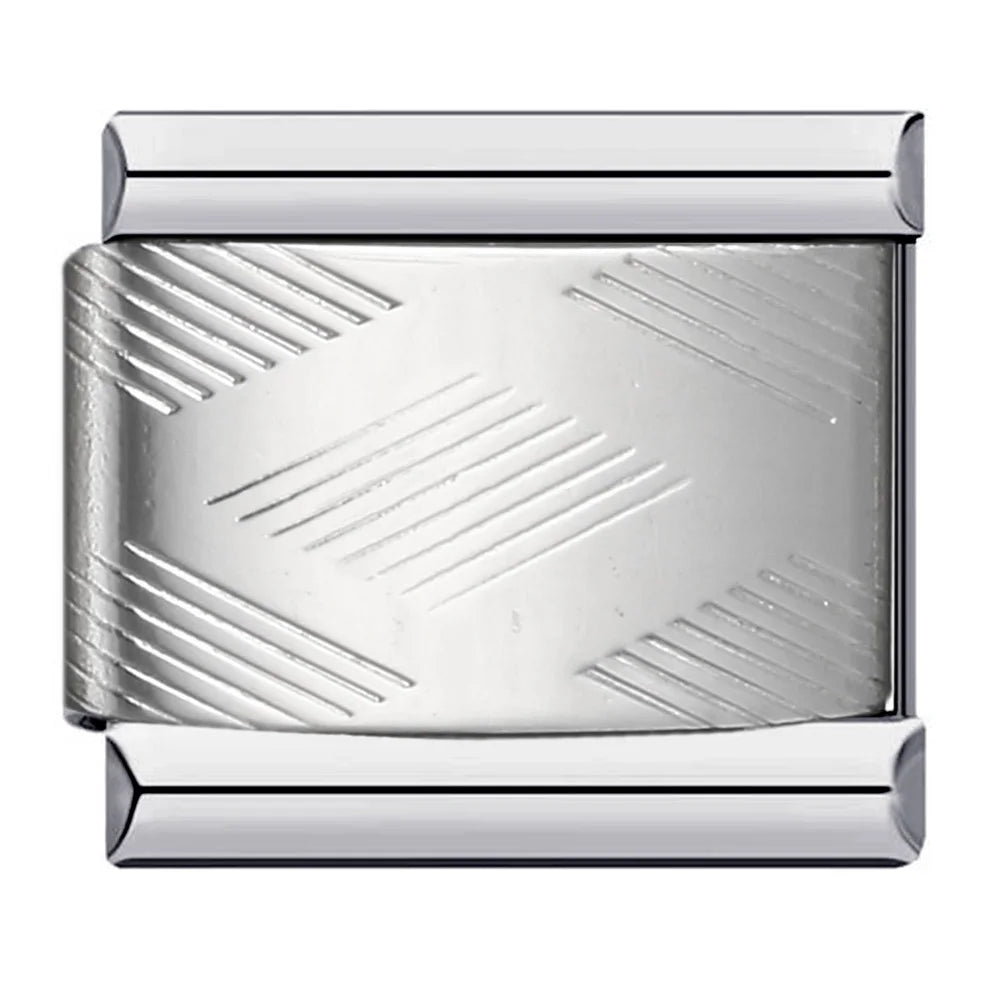 Square Italian Charm Link 448