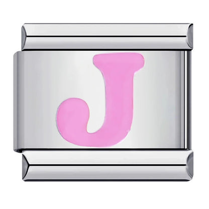 Pink Color 26 English Letters 018