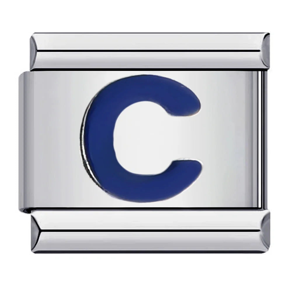 Blue Color 26 English Letters 021