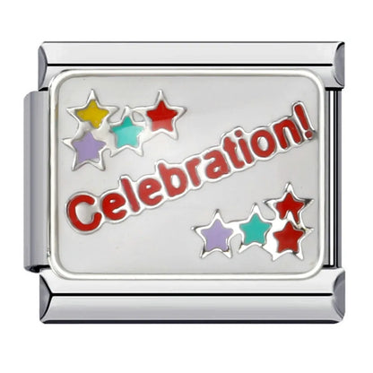Birthday Italian Charm Links 153