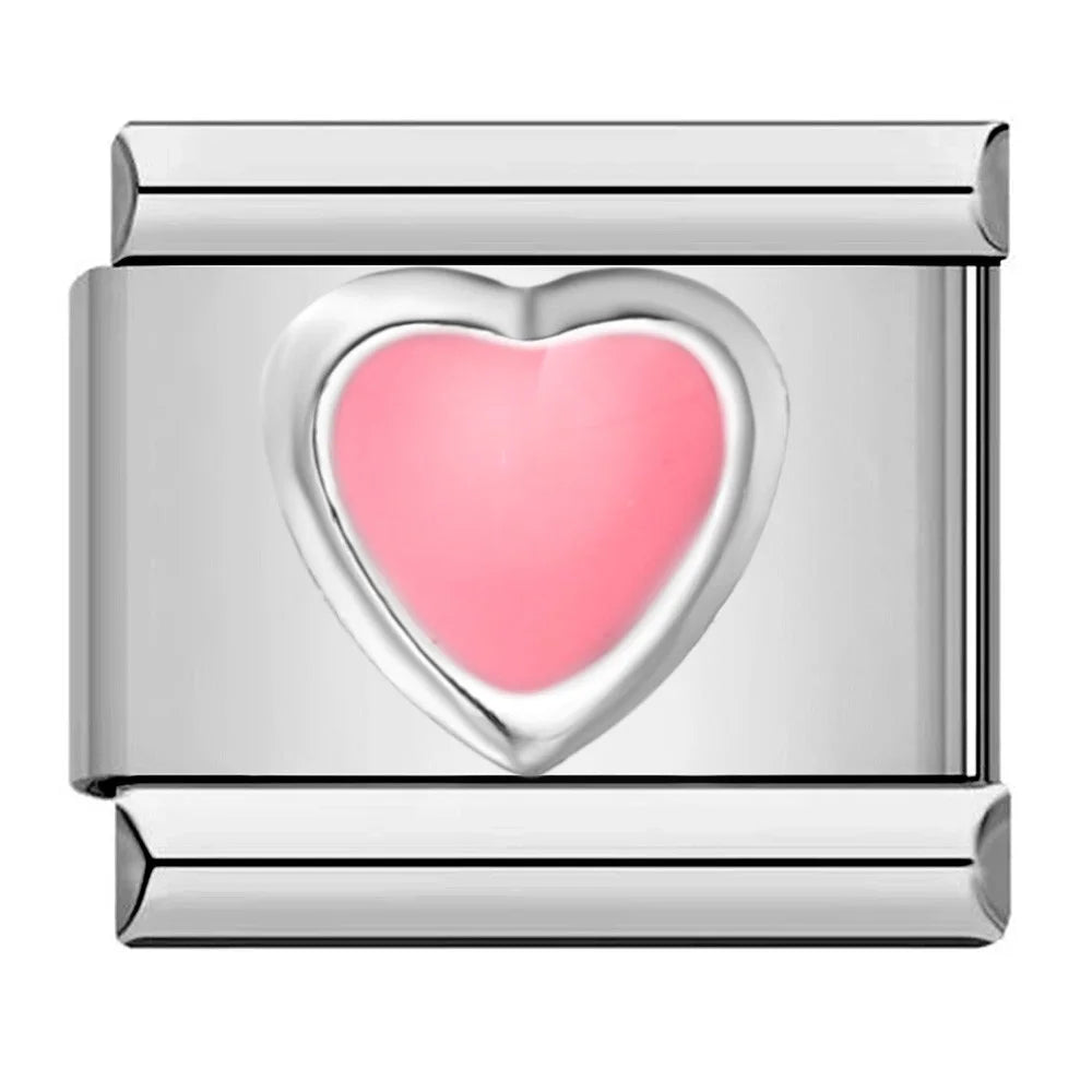 Pink 0-9 Number Italian Charm 283