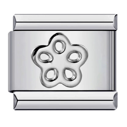 Flower Italian Charm Links 105