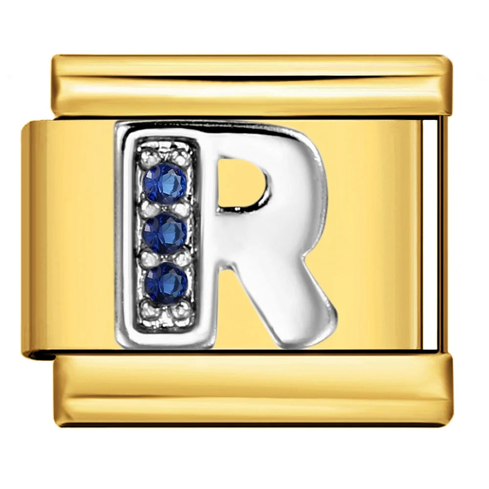 Gold Color 26 English Letters 383