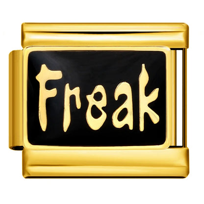 Gold Color Italian Charm Link 484