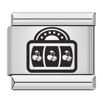 Laser Italian Charm Links 116