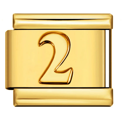 0-9 Number Italian Charm 263