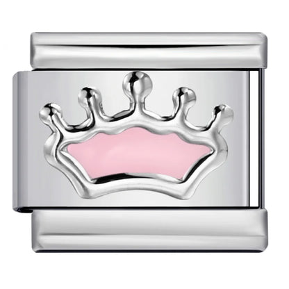 Crown Italian Charm Link 308