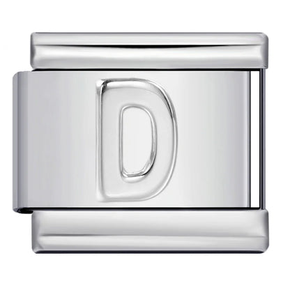 Silver Color 26 English Letters 134