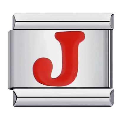 Red Color 26 English Letters 016